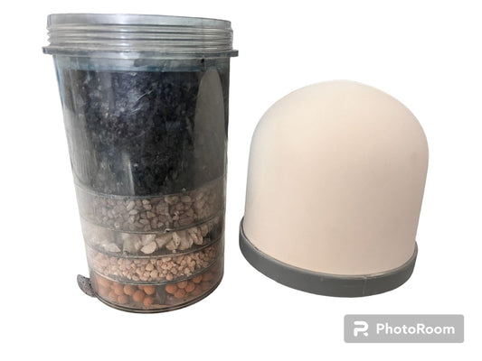 Korea ceramic Water filter element pot with Mineral cartridge for Non electric Water purifiers(offline RO) - Trust Water Care
