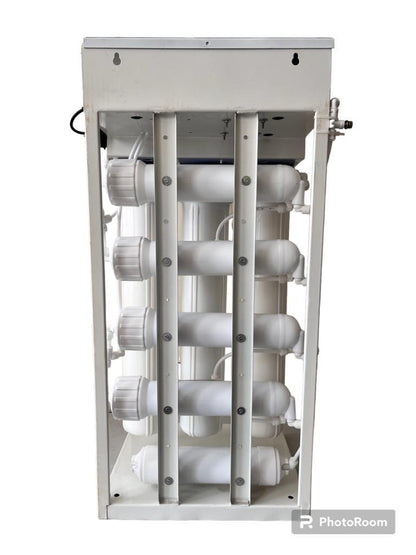 TRUST WATER COVERED COMMERICIAL 50 LPH RO Water Purifier with TDS Adjester Full Mild Steel Body Works Upto 3000 TDS Commercial RO Water Purifier Plant 50 Liter - Trust Water Care