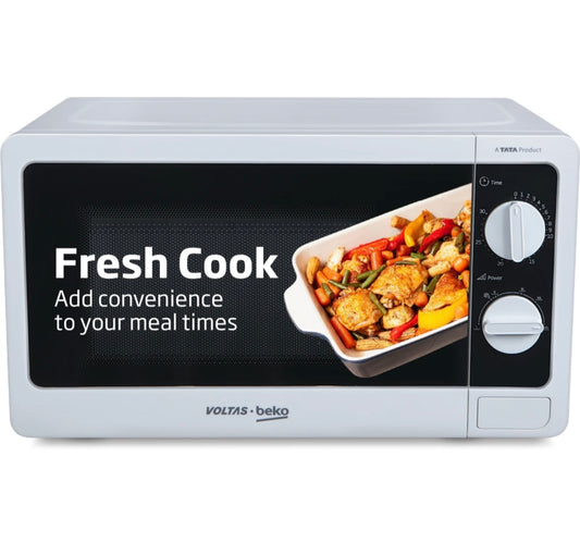 Voltas Beko 20 L 700 W Smart Solo Microwave Oven
(MS2OMPW10, White)