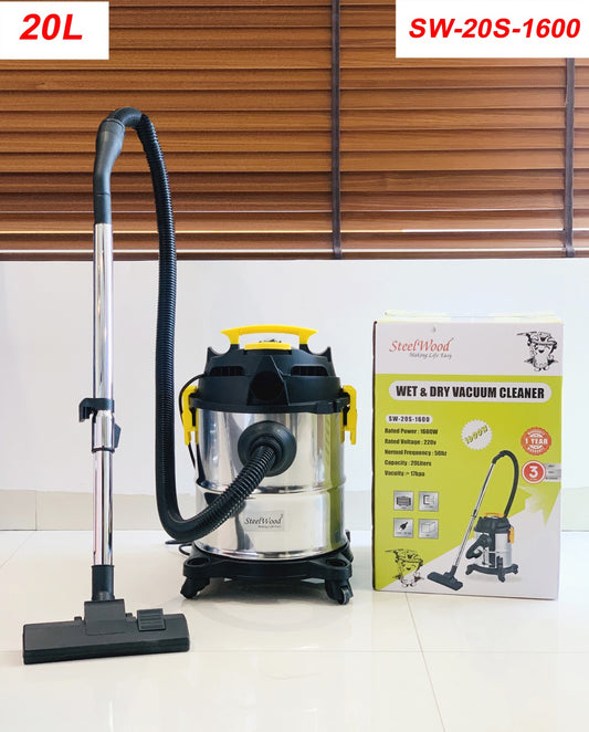 Steelwood vaccum cleaner WET & DRY with blower