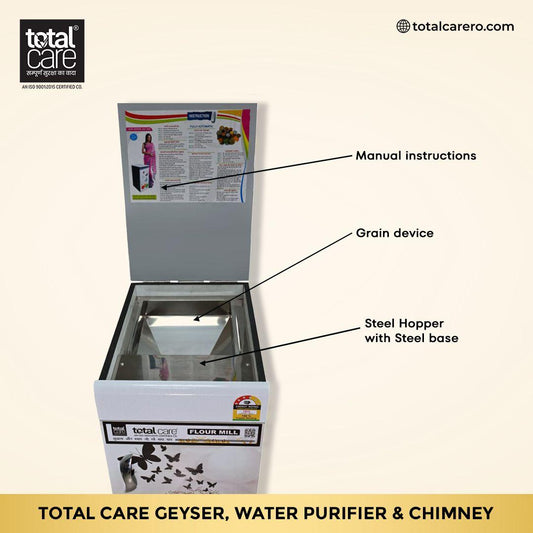 Total Care Atta Chakki FOR DOMESTIC USE IN 1 HP,2 HP - Trust Water Care