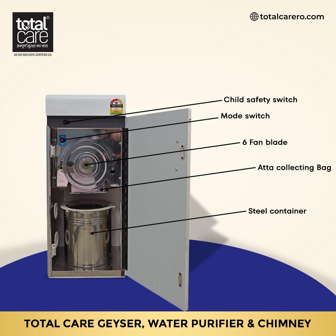 Total Care Atta Chakki FOR DOMESTIC USE IN 1 HP,2 HP - Trust Water Care