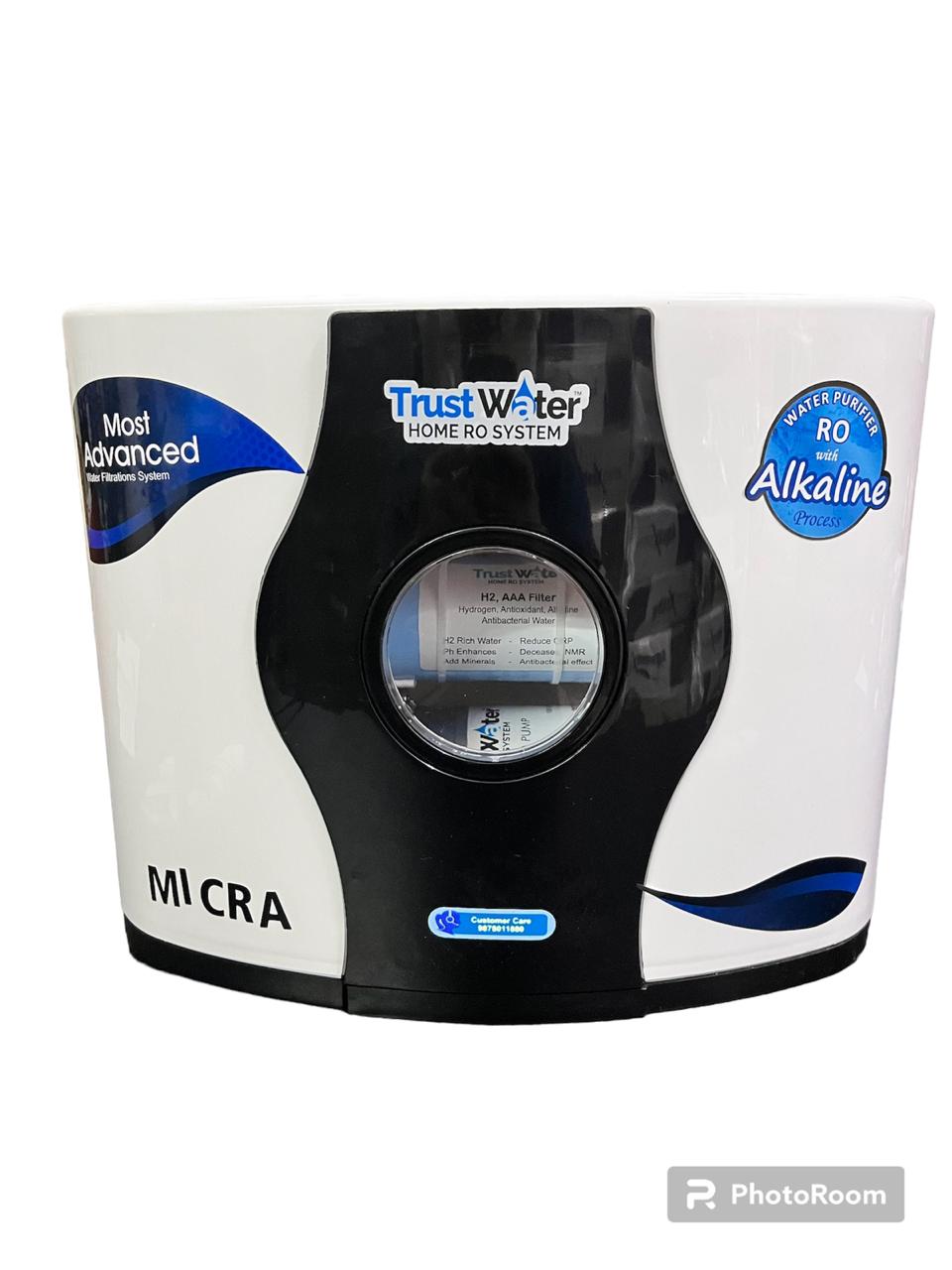 TRUST WATER MICRA UNDER SINK RO (RO+ALKALINE+PPM) - Trust Water Care