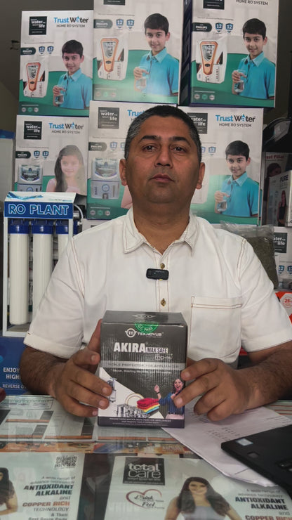 Akira Maxsafe for washing machines, lifetime maintenance free water softener